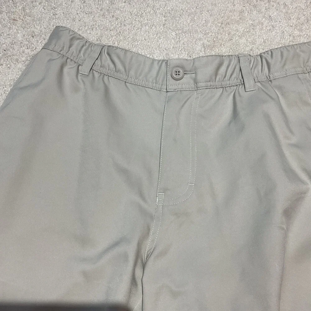 Columbia Regular Fit Shorts Men's 34x44 Khaki Tan Performance Outdoor Hiking Fis